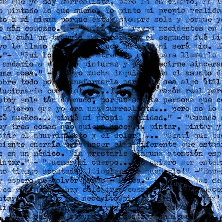 Talking to Frida Kahlo – Blue