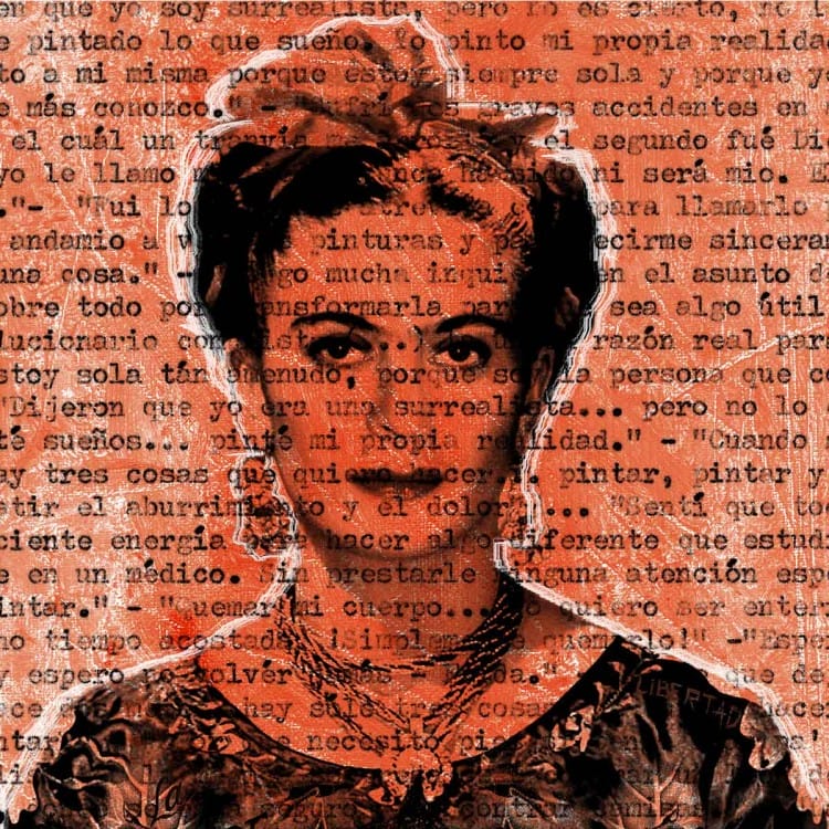 Talking to Frida Kahlo – Orange