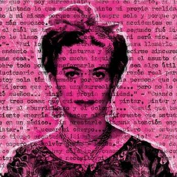 Talking to Frida Kahlo – Pink