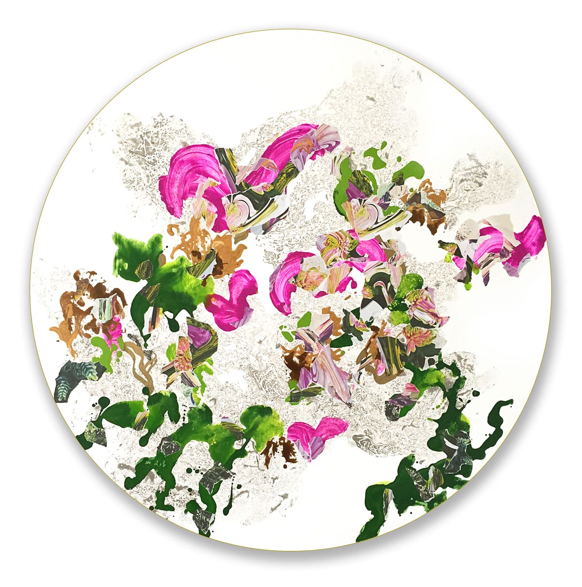 Paradise by Corinne Natel, acrylic and mixed media painting