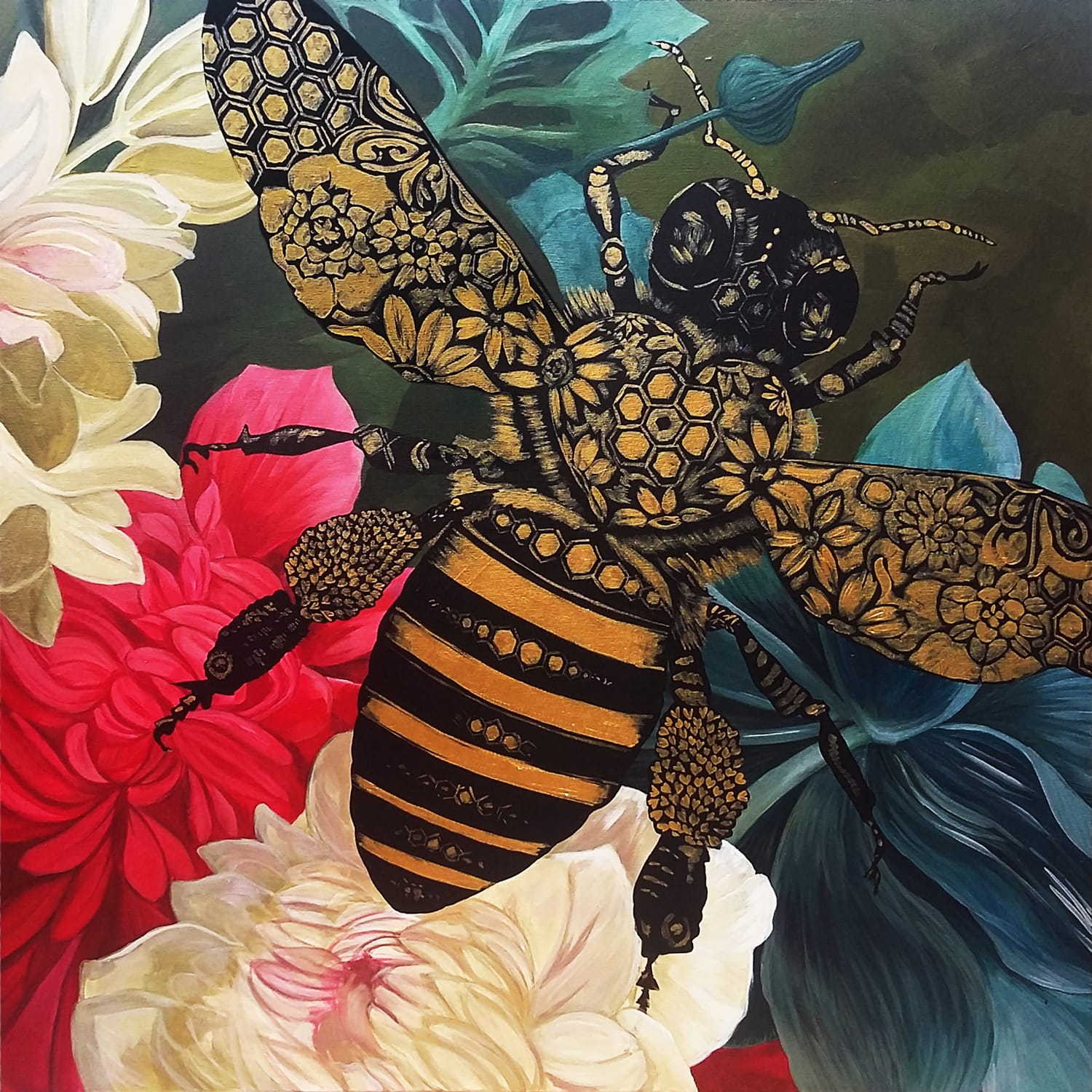 the fly1 by Magaly Sanchez, acrylic painting