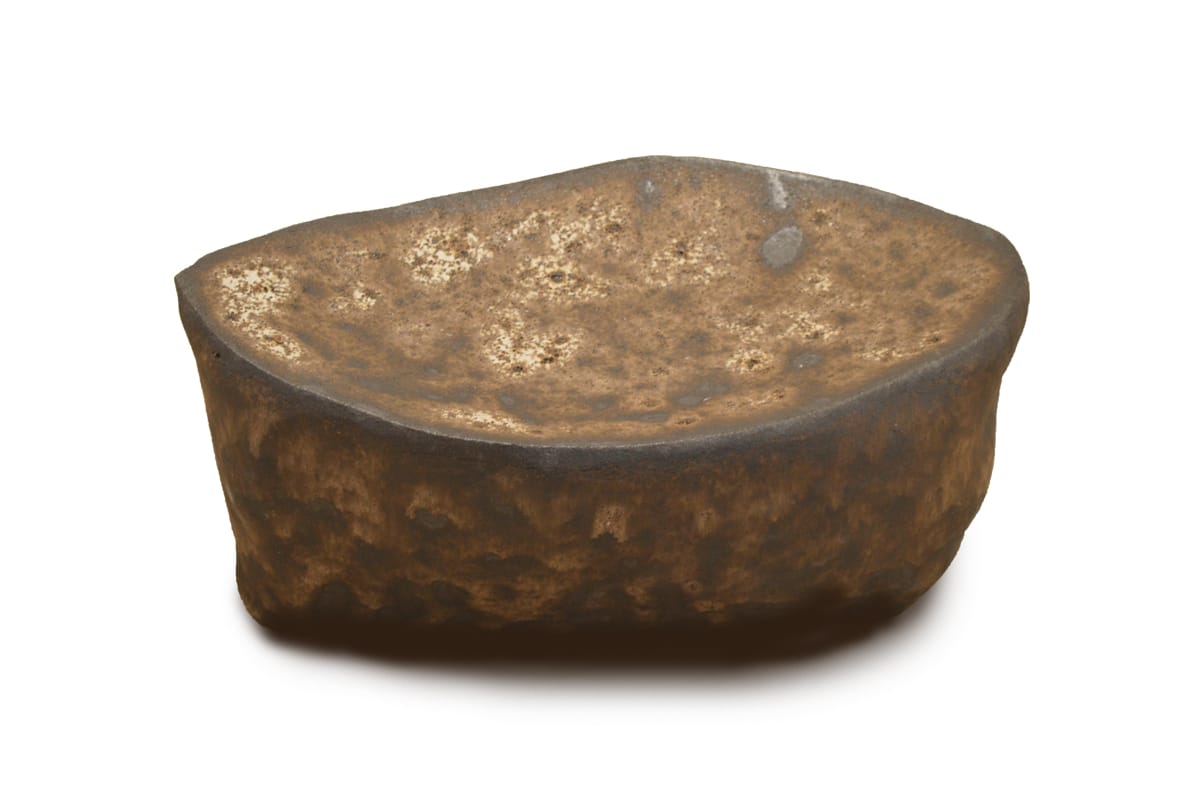 Lava Stone Stool Sculpture L1 by Ifat Shterenberg ,ceramic sculpture