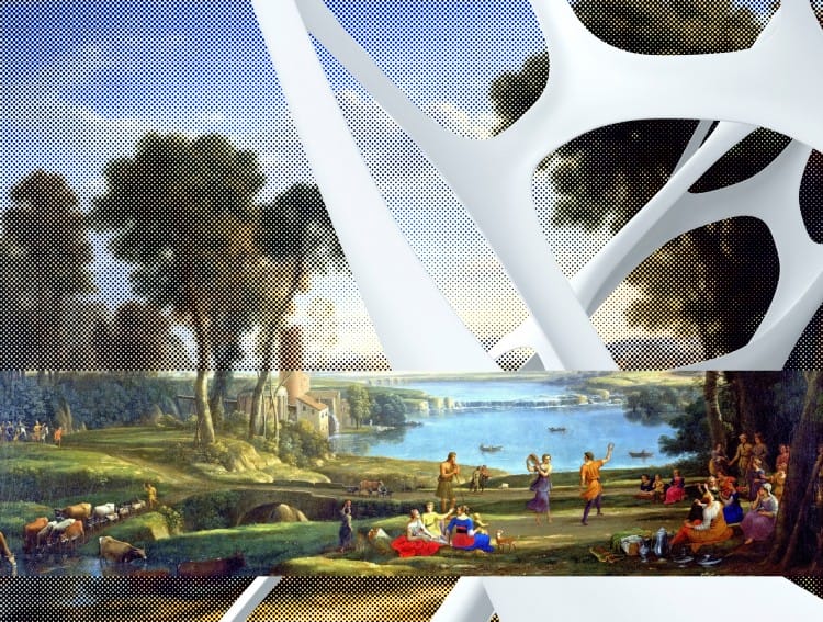 Skeleton Landscape on Bucolic Grounds