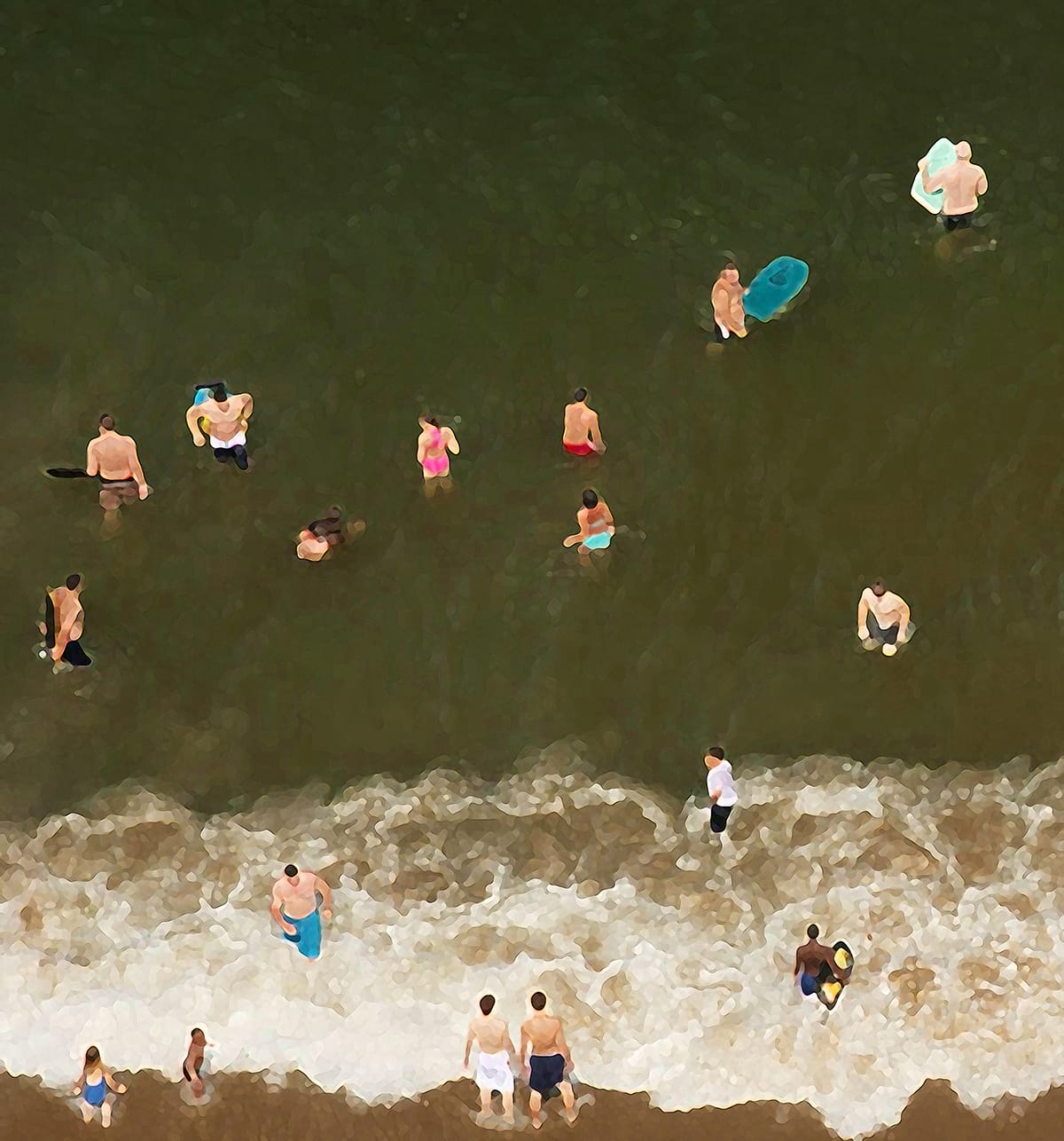 People in the water