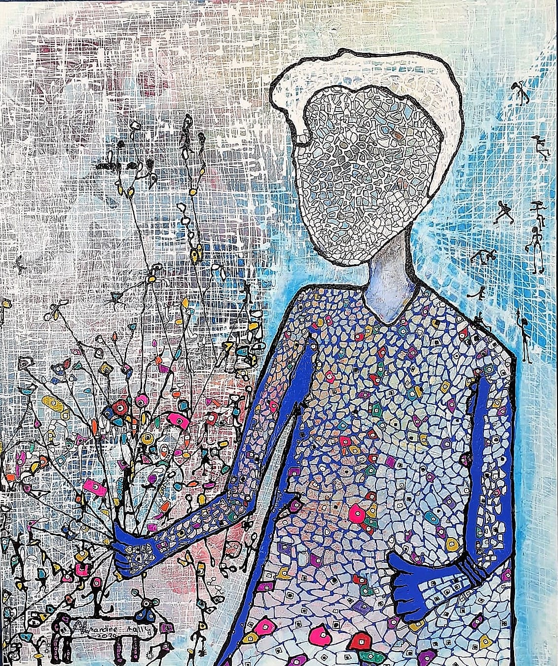 flower bouquet 2 by Mally Elbaz Almandine