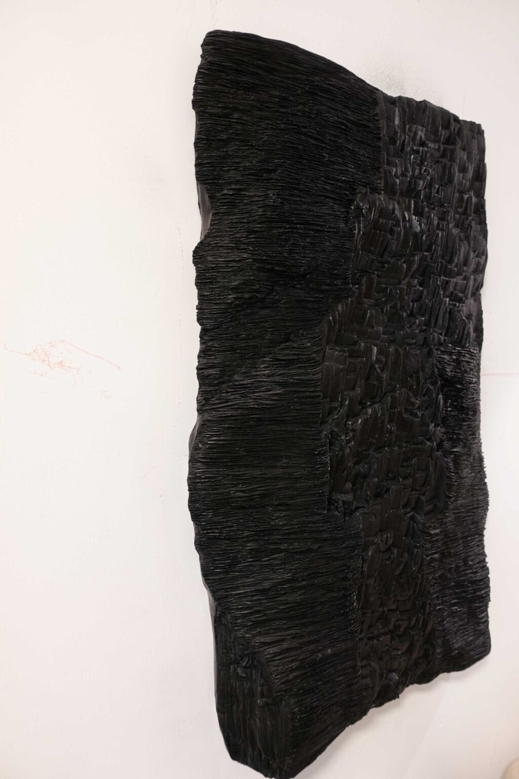 Strata-in-black-by-yael-salomon-mixed-media-wall-sculpture