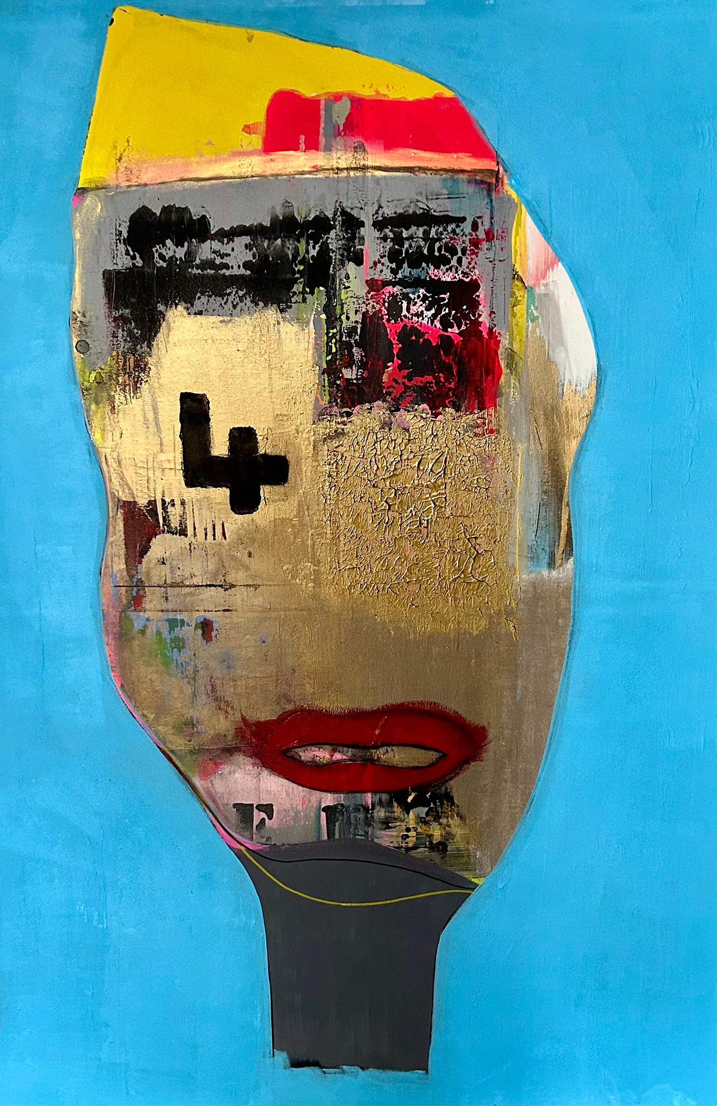Feux Follet Fury 7 by Baptiste Leonne, Original Painting