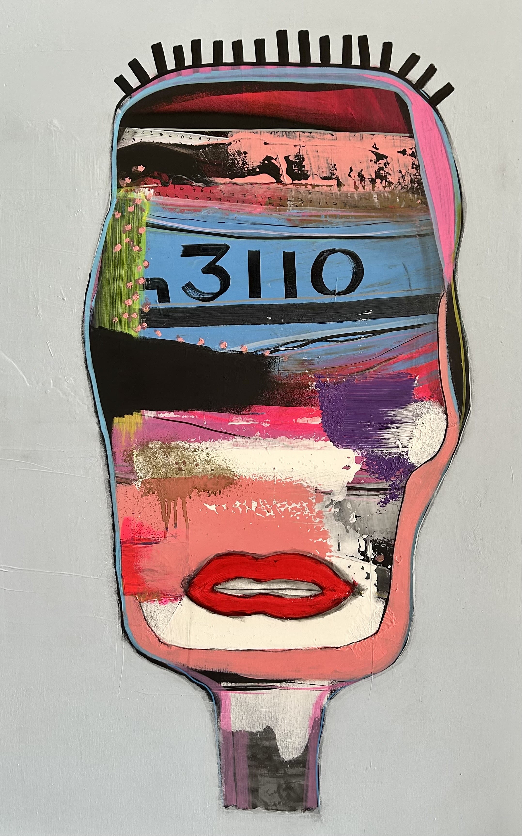 Feux Follet Fury 8 by Baptiste Leonne, Original Painting