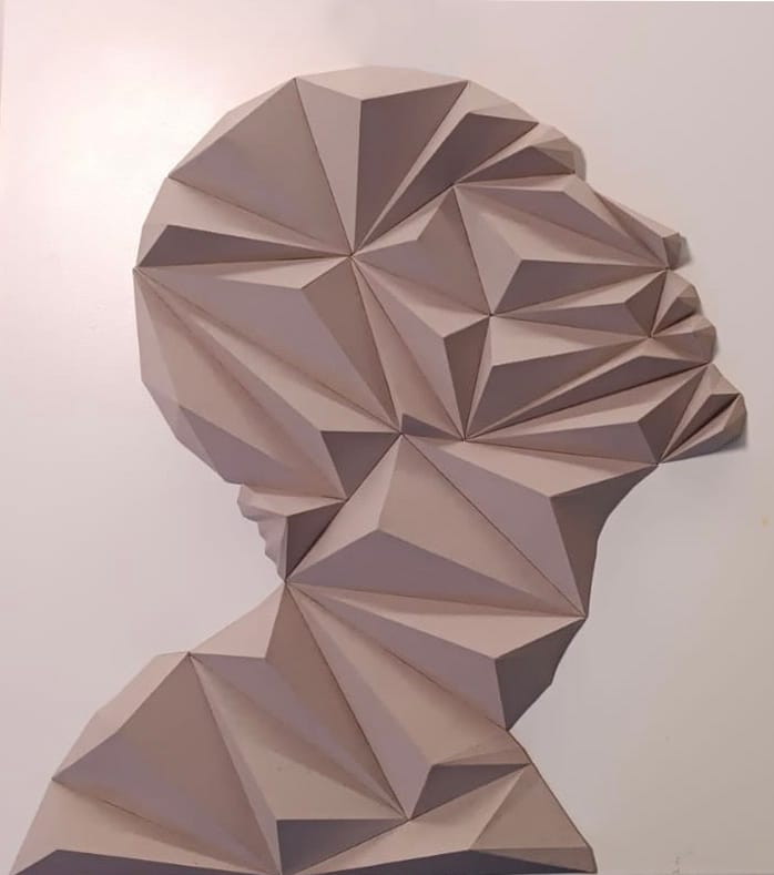 Obasi by Hen Songo , folded paper in wood box