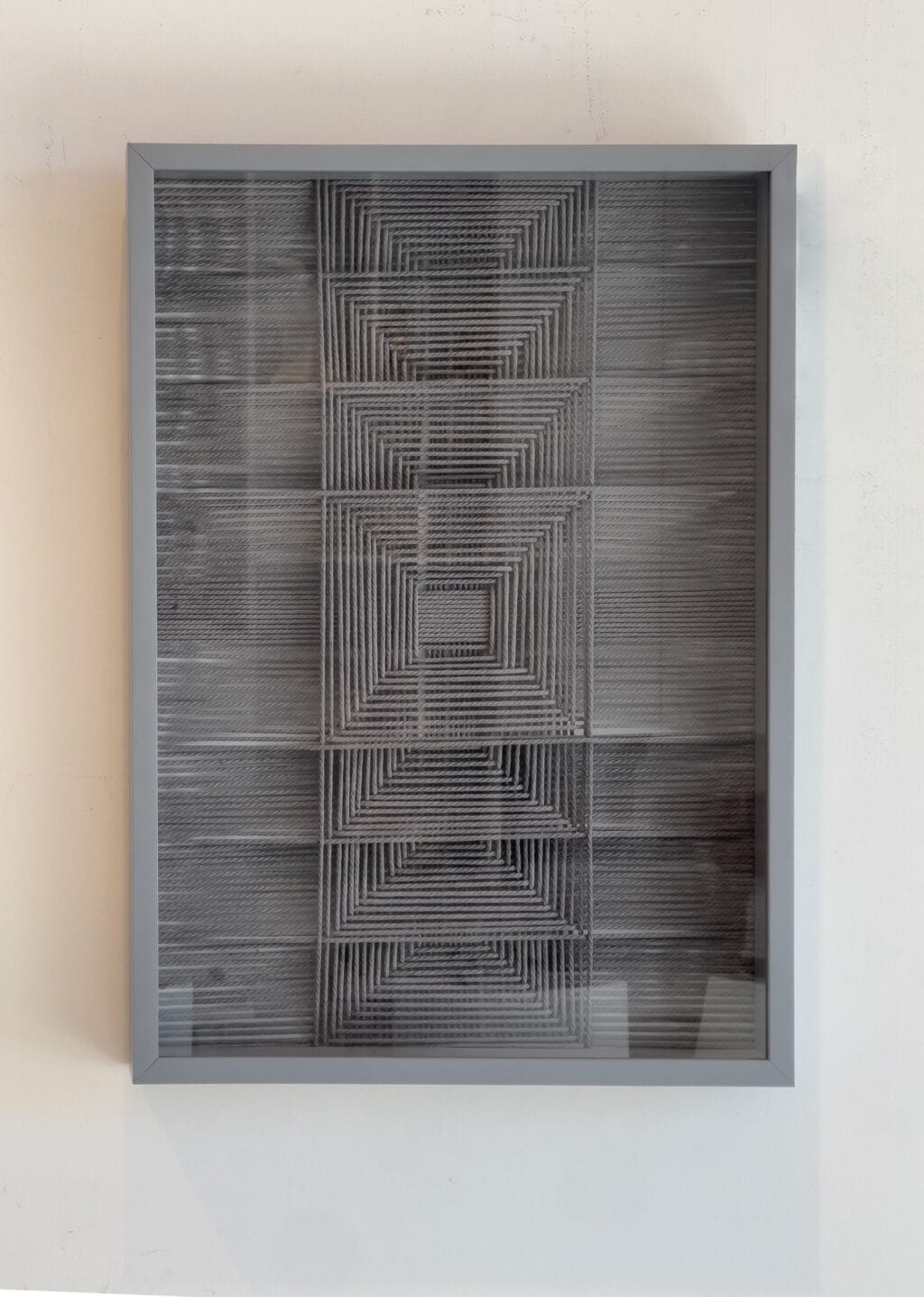 Endless Center by Monica Kline, Textile on canvas, original artwork