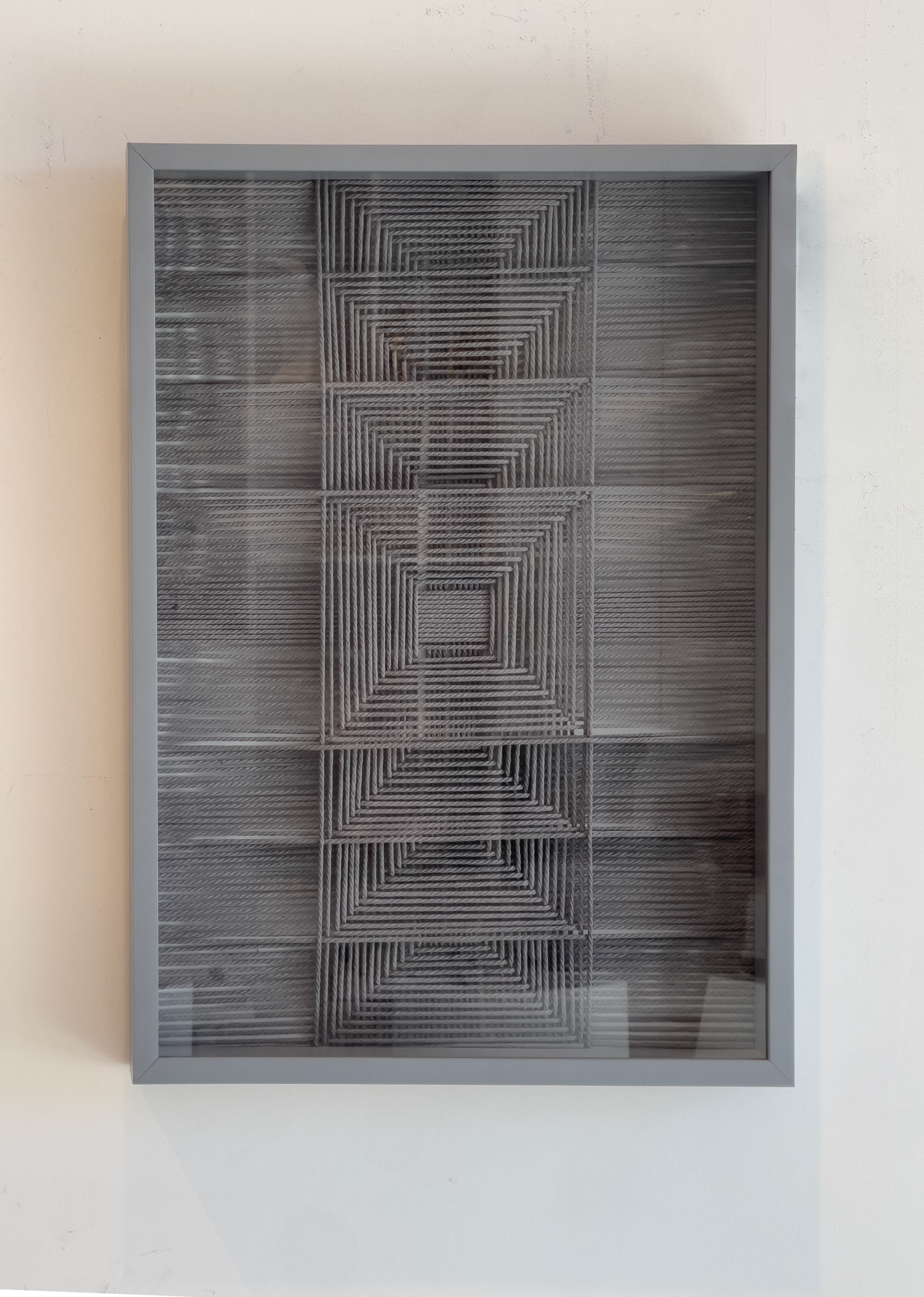Endless Center by Monica Kline, Textile on canvas,