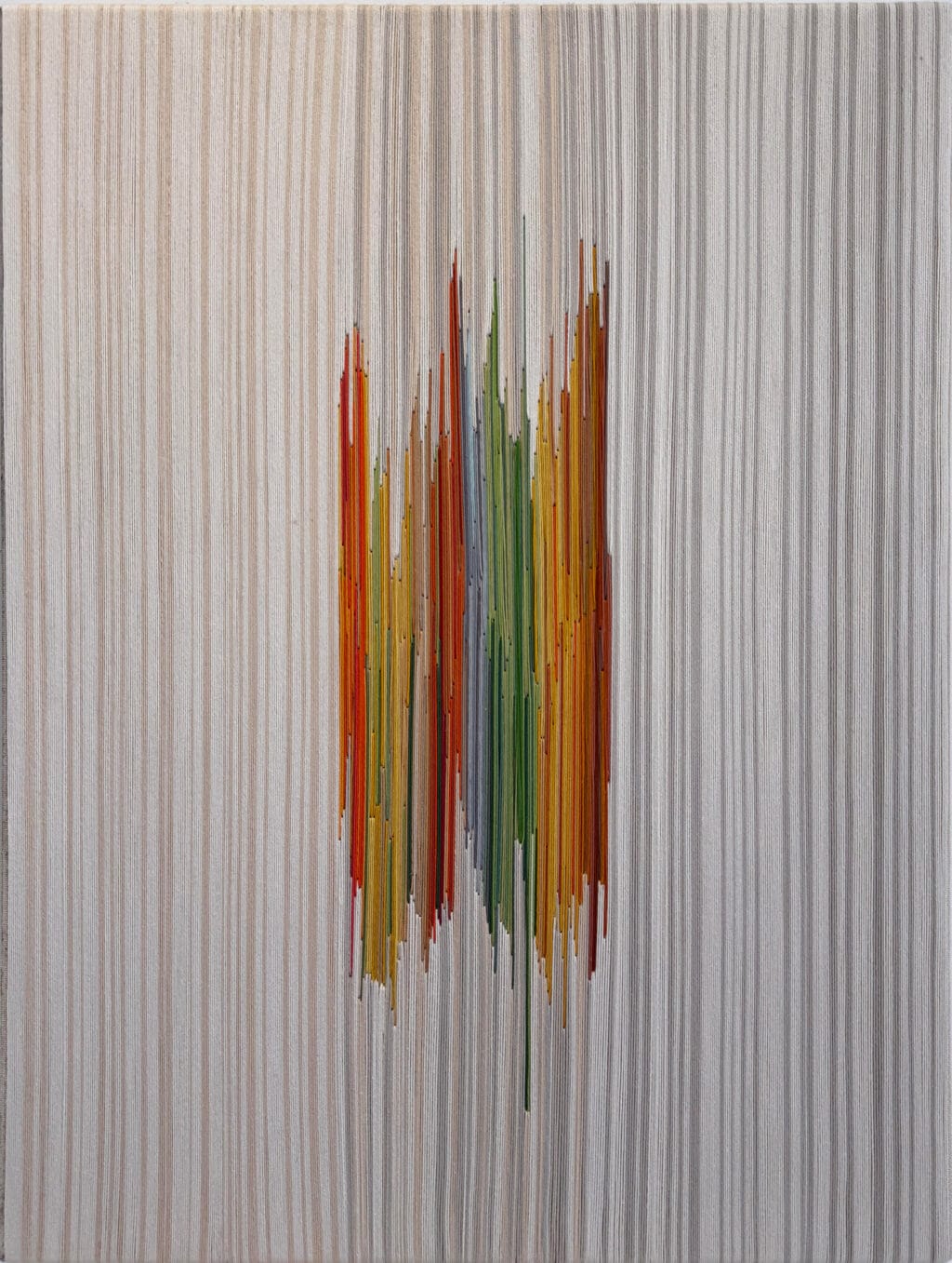 The Unseen by Monica Kline, Textile on canvas, original artwork